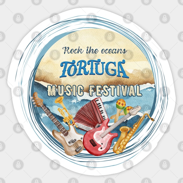 Tortuga music festival Sticker by smkworld